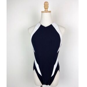 Active Spirit Vintage 90's Black and White Swimsuit